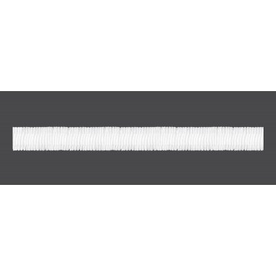 MAGAM Záclonová řasící páska, stuha FZ/3, univerzální řasení, bílá, tužší, šířka 2,5cm (v metráži)