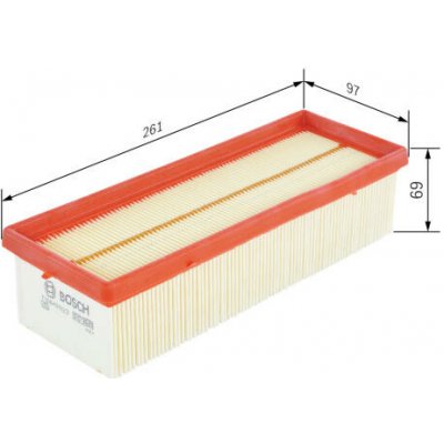 Vzduchový filtr BOSCH F 026 400 323 – Hledejceny.cz