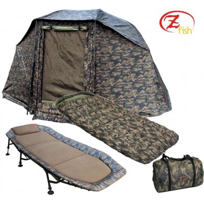 Zfish Camo Set Brolly + Lehátko + Spacák – Zboží Mobilmania