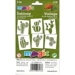 Magic papírové šablony na malování KAKTUSY – Zboží Dáma