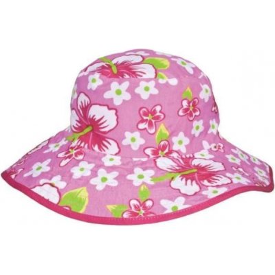 Babybanz Dětský UV klobouček Baby Banz Baby oboustranný Hawaii růžový – Zboží Mobilmania