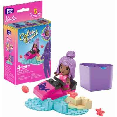 Mega Bloks Barbie: Color Reveal - Beach Splash