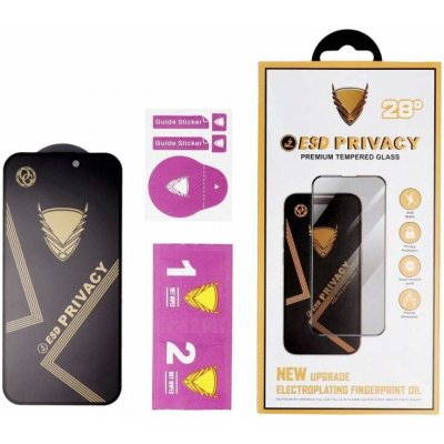 OG Premium ochranné sklo Privacy Glass Xiaomi Redmi N14 4G / 5G – černé 5903396345234 – Zboží Živě