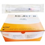 Inzulinová stříkačka KD-JECT III, 1 ml, U-100, 30G, 0,30 x 12,7 mm, 100 ks – Zboží Mobilmania