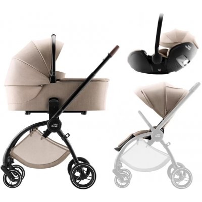 Britax Set Rio + korba + autosedačka Baby-Safe PRO Style 2025 Teak – Sleviste.cz