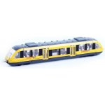 Vlak regionální žlutý model Regiojet 17cm kovový v krabičce – Zboží Mobilmania