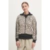 Dámská mikina adidas mikina Originals Leopard dámská vzorovaná IW8468 béžová