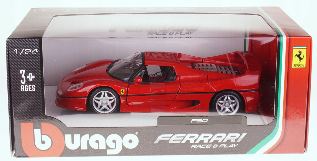 Bburago Ferrari F50 18 26010 červená 1:24