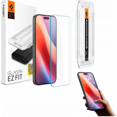 Spigen Glass tR EZ Fit 2 Pack transparency iPhone 16 Pro AGL07928 – Hledejceny.cz