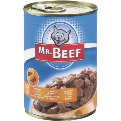 MR. BEEF kachní a játra 400 g