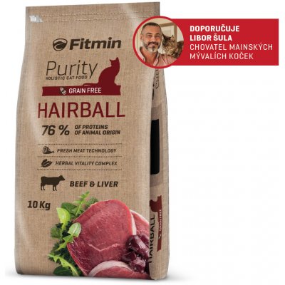 Fitmin Cat Purity Hairball 10 kg