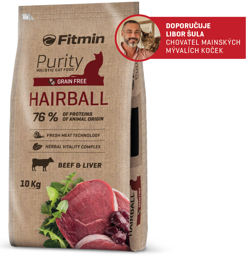 Fitmin Cat Purity Hairball 10 kg