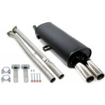 TA Technix sportovní catback výfuk BMW řada 3 E30, 86-92, 2x 70 mm rovná nerezová koncovka s pertlem – Hledejceny.cz