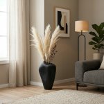Luxusní porcelánová váza s černým designem 58 cm - Valla – Hledejceny.cz
