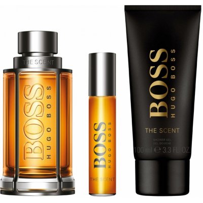 Hugo Boss Boss The Scent EDT 100 ml + EDT 10 ml + sprchový gel 100 ml dárková sada – Hledejceny.cz