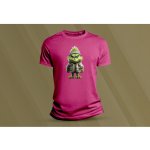 Sandratex dětské bavlněné tričko Grinch 2. Fuchsia – Zboží Dáma