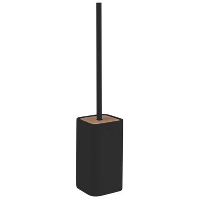 GEDY NINFEA WC štětka na postavení, černá/bambus (133314) - Gedy Ninfea WC štětka na postavení černá bambus
