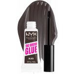 NYX Professional Makeup The Brow Glue Instant Brow Styler tónovací gel na obočí s extrémní fixací 05 Black 5 g – Zboží Dáma