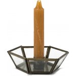 Homebound by Kolony - Svícen šestiúhelník - 3x12,5x9cm - vintage zlato 79772 – Sleviste.cz