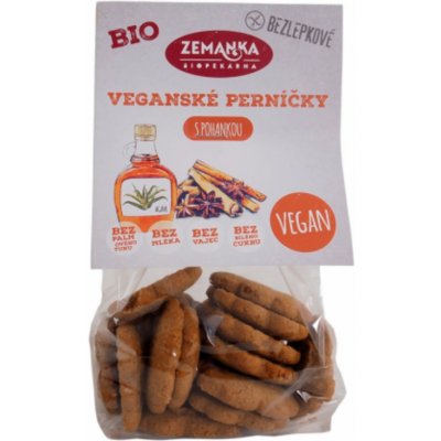 Biopekárna Zemanka Veganské perníčky s pohankou BIO 100 g – Hledejceny.cz