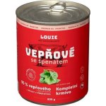 Louie Vepřové se špenátem a prebiotiky 800 g – Sleviste.cz