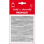 Propisoty Čísla/písmena bílá – Zboží Dáma