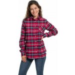 Ing. Lubomír Horký Dámská flanelová košile károvaná červená – Zboží Dáma