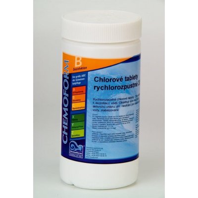 CHEMOFORM Chlorové rychlorozpustné Mini tablety 1 kg – Zboží Mobilmania