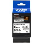 Brother TZE-S211, černý tisk bílý podklad, 8m x 6mm, extrémně adhezivní – Zboží Dáma