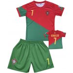 Numberoplus dětský fotbalový dres Komplet Portugalsko Cristiano Ronaldo CR7 King Star – Zboží Dáma