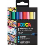 Uni Posca PC-1MR sada 8 ks základní barvy – Zboží Živě