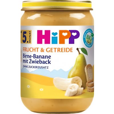 HiPP BIO Hruška banán suchary 190 g – Zboží Dáma