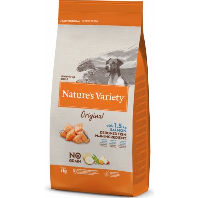 Nature's Variety original pro malé psy s lososem 7 kg