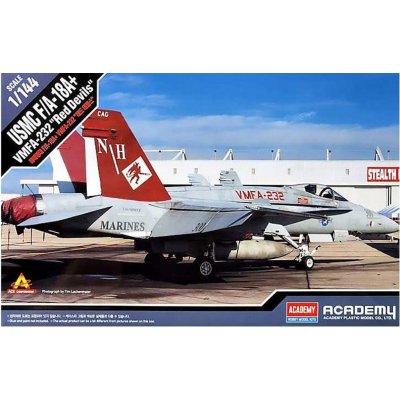 Hornet Academy McDonnell Douglas F/A18 USMCVMFA232Red Devils Model Kit letadlo 12627 1:144 – Zboží Mobilmania