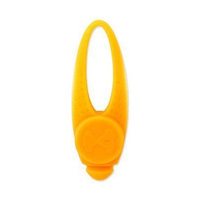 Dog Fantasy LED silikon oranž 8cm – Zboží Dáma