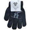 Dětské rukavice Yoclub Chlapecké pletené prstové rukavice Yo RED-0119C - tmavě šedá