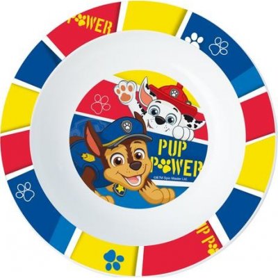 Stor Plastová miska modrá Paw Patrol 16 cm