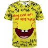 Pánské tričko s potiskem Aloha From Deer Sponjoker T-Shirt TSH AFD472 yellow