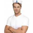 Čepice americký námořník bílá s logem