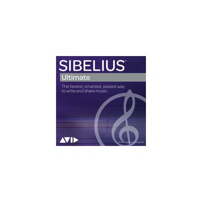 Avid Sibelius | Ultimate roční předplatné s update plánem el. licence – Zboží Živě