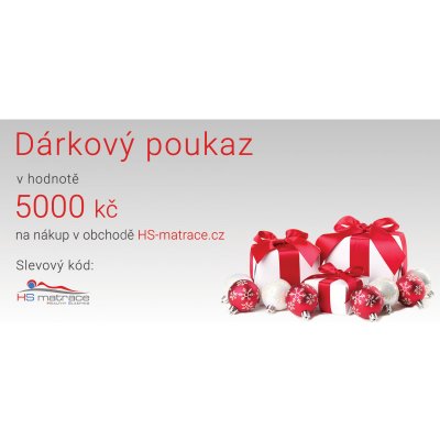 Dárkový poukaz 5000Kč – Zboží Mobilmania