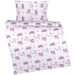 Bellatex Dětské povlečení bavlna Agáta 90 x 135 cm 45 x 60 cm růžová – Sleviste.cz