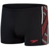 Koupací šortky, boardshorts Speedo Tech Panel Aquashort Black/Fed Red/White