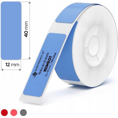 Niimbot štítky RP 12x40mm 160ks modré pro D11 a D110 – Sleviste.cz