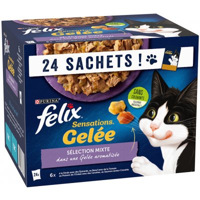 Felix Sensations Jellies masový výběr 24 x 85 g – Zboží Mobilmania