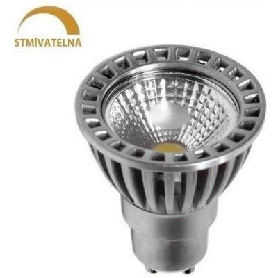 LED21 LED žárovka 6W COB GU10 480lm 50° CCD Studená bílá STMÍVATELNÁ