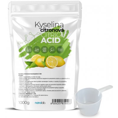 Nanolab Kyselina citronová CITRIC ACID 1 kg – Zboží Dáma