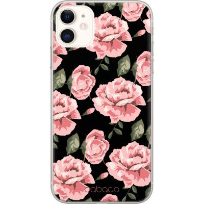 Babaco Ochranný kryt pro iPhone 13 Pro - Babaco, Flowers 013 Black – Zboží Mobilmania