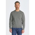 Gant svetr Classic Cotton C-neck šedá – Zboží Mobilmania