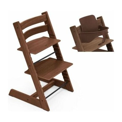 Stokke Tripp Trapp Židlička + Baby Set 2 - Warm Brown – Zboží Mobilmania